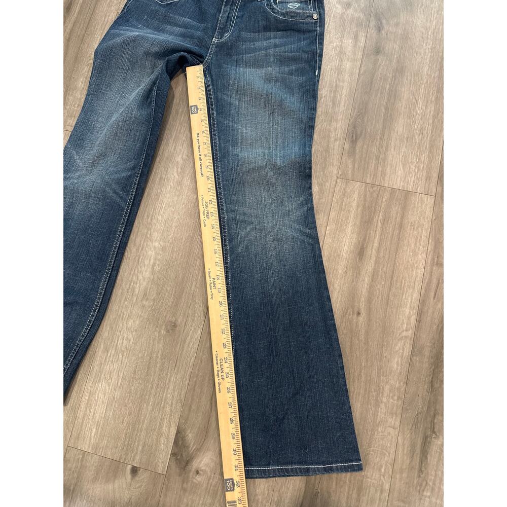 Harley Davidson Blue Bootcut Jeans Women's Size 8 - Picture 7 of 12